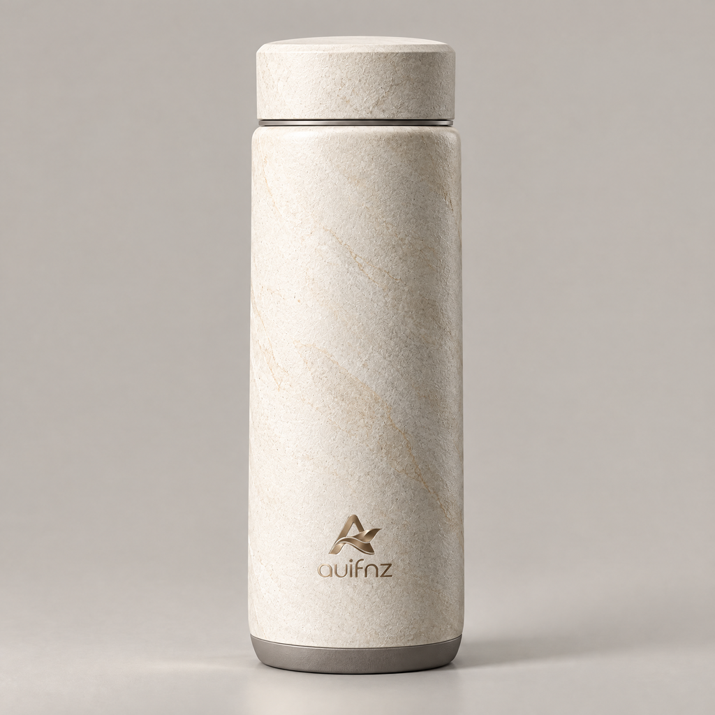 Elegant Marble Thermos Bottle