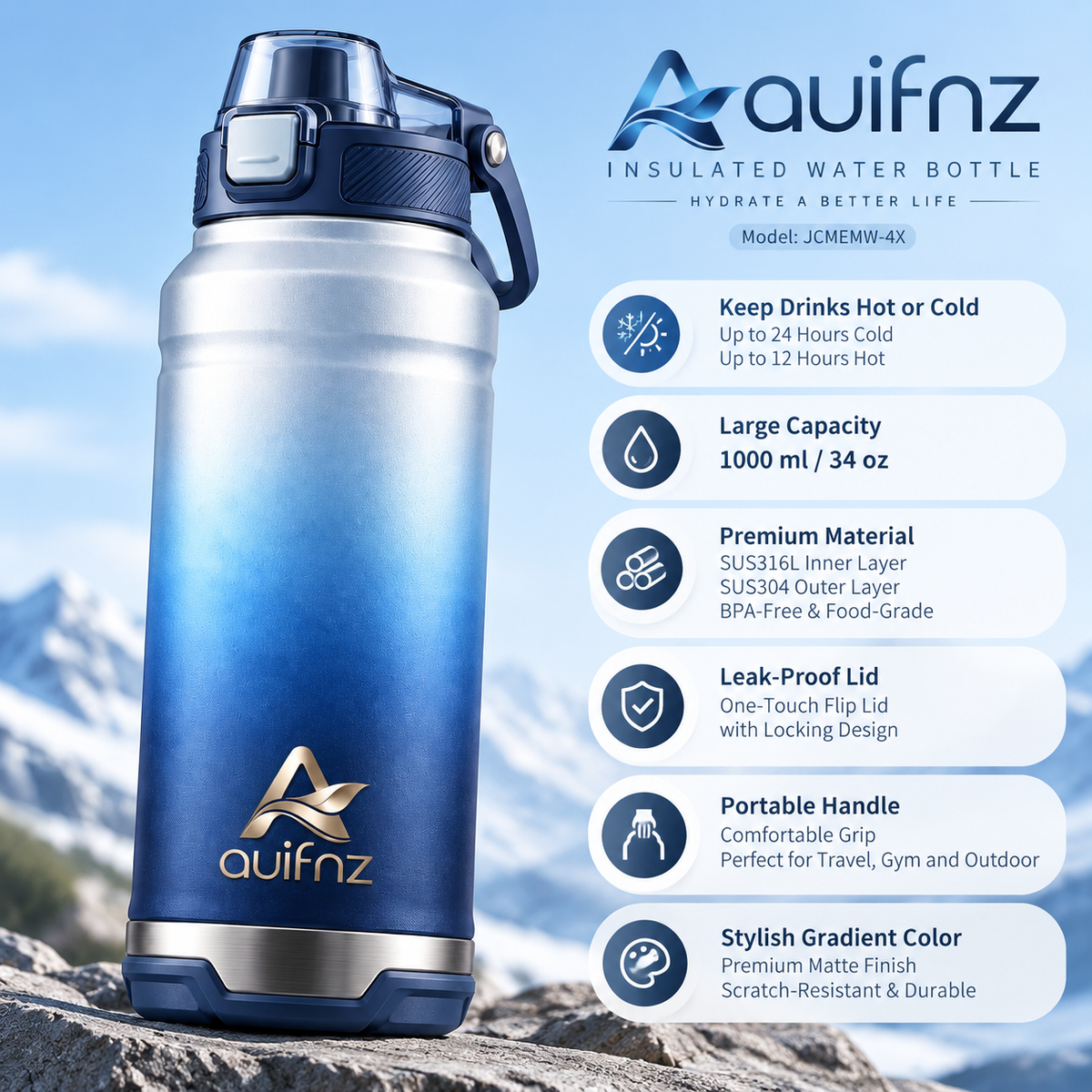 Glacier Active Thermos Bottle